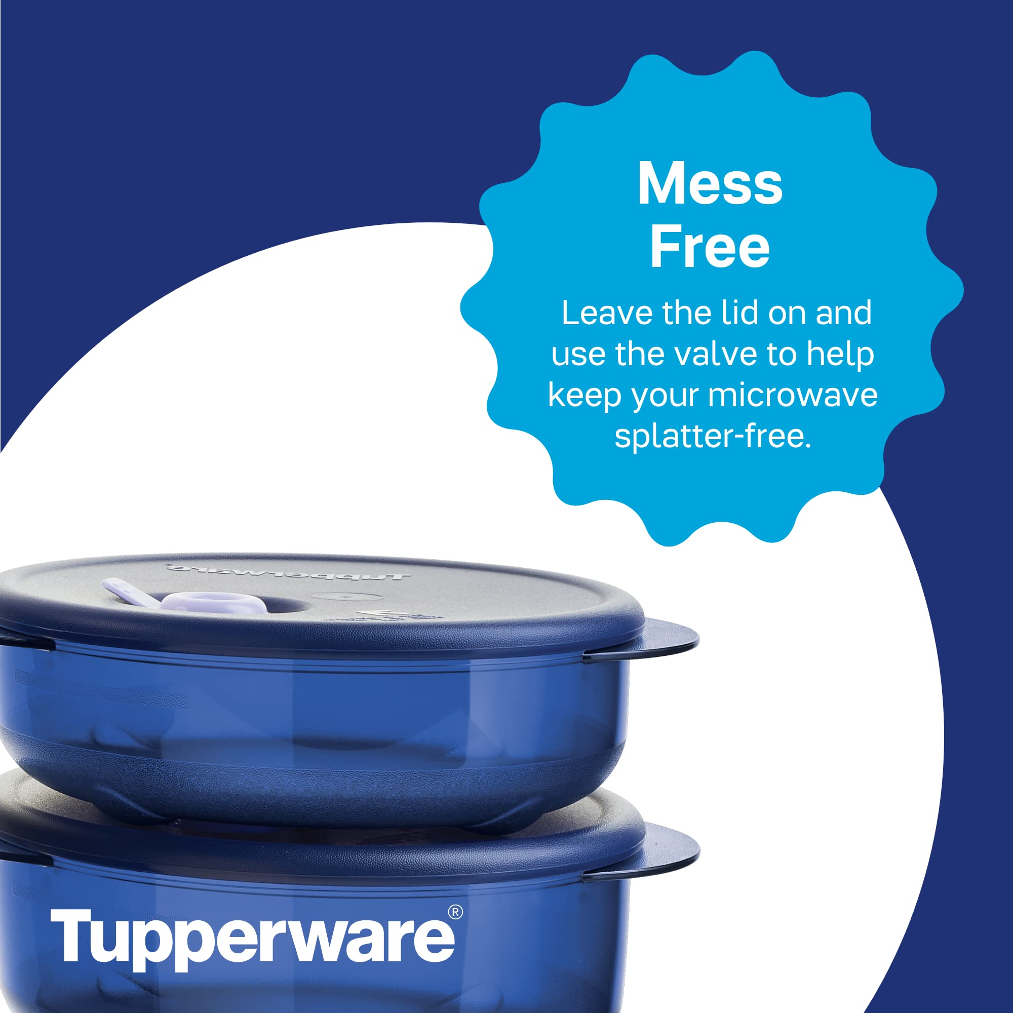 Tupperware 12ピースセット 食品保存容器 Amazon｜Tupperware Brand Vent 'N Serve コンテナセット - 3つの
